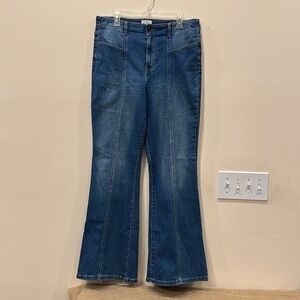 True Craft blue jeans, high rise flare, size 14